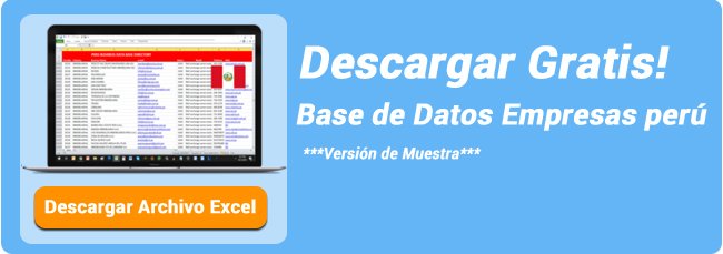 Base de Datos Empresas Perú