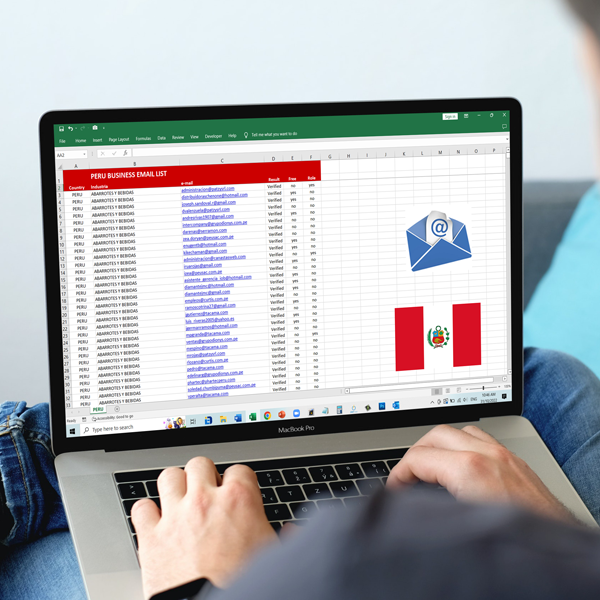 Lista Correos electrónicos Empresas Perú